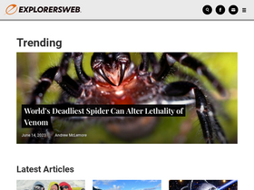 'explorersweb.com' screenshot