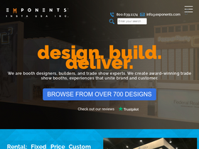 'exponents.com' screenshot