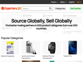 'exporters.sg' screenshot