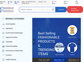 'exportersindia.com' screenshot