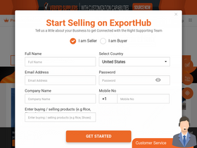 'exporthub.com' screenshot