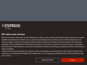'express.co.uk' screenshot