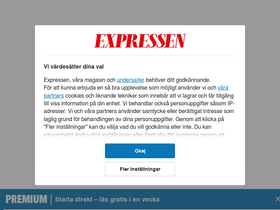 'expressen.se' screenshot