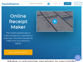 'expressexpense.com' screenshot