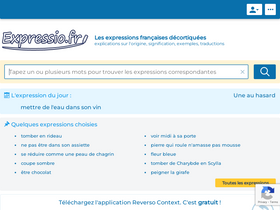 'expressio.fr' screenshot