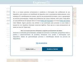 'expresso.pt' screenshot