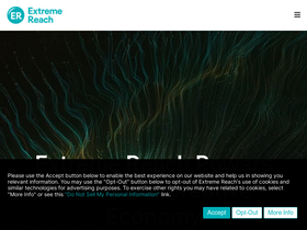 'extremereach.com' screenshot