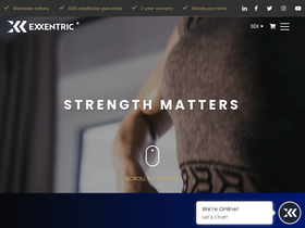 'exxentric.com' screenshot