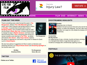 'eyeforfilm.co.uk' screenshot