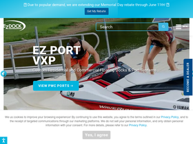 'ez-dock.com' screenshot