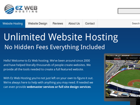 'ez-web-hosting.com' screenshot