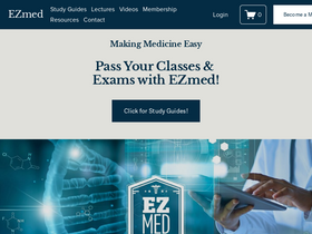 'ezmedlearning.com' screenshot
