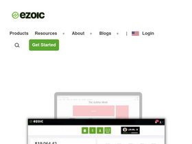 'ezoic.com' screenshot