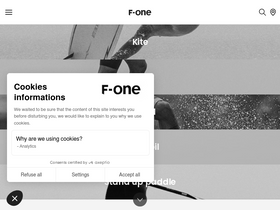 'f-one.world' screenshot