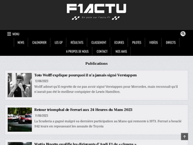 'f1actu.com' screenshot