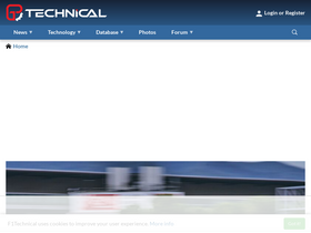 'f1technical.net' screenshot