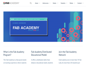'fabacademy.org' screenshot