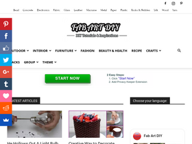 'fabartdiy.com' screenshot