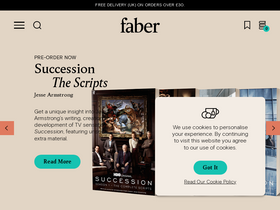 'faber.co.uk' screenshot