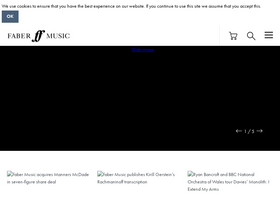 'fabermusic.com' screenshot