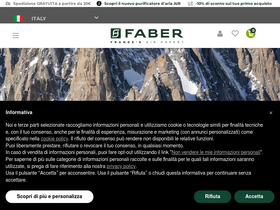 'faberspa.com' screenshot