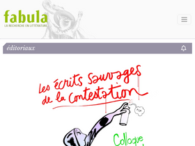 'fabula.org' screenshot