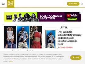 'face2faceafrica.com' screenshot