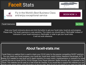 'faceit-stats.me' screenshot