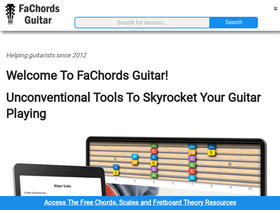 'fachords.com' screenshot