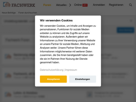 'fachwerk.de' screenshot