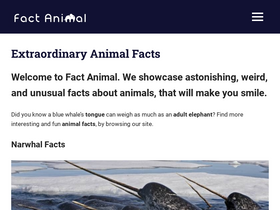 'factanimal.com' screenshot