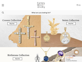 'factorydirectjewelry.com' screenshot