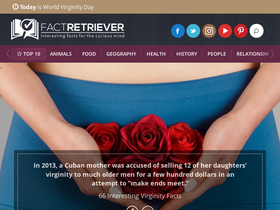 'factretriever.com' screenshot