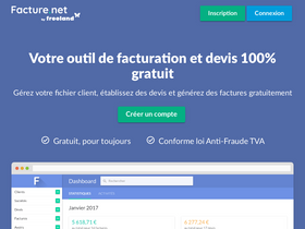 'facture.net' screenshot