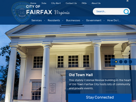 'fairfaxva.gov' screenshot