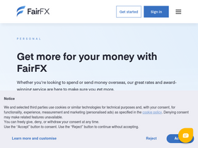 'fairfx.com' screenshot