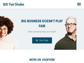 'fairshake.com' screenshot