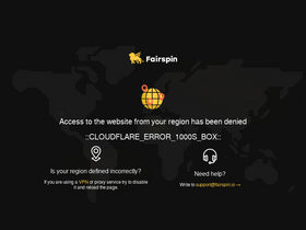 'fairspin.io' screenshot