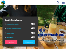 'fairtrade-deutschland.de' screenshot