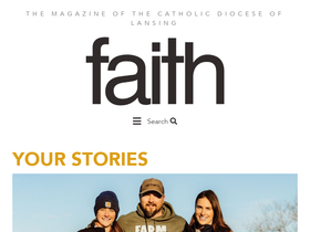 'faithmag.com' screenshot