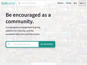 'faithstreet.com' screenshot
