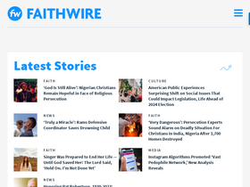'faithwire.com' screenshot