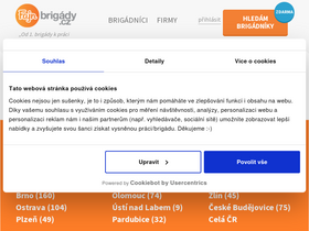 'fajn-brigady.cz' screenshot