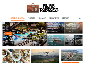'fajnepodroze.pl' screenshot