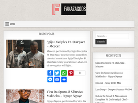 'fakazagods.com' screenshot