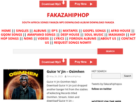 'fakazahiphop.com' screenshot