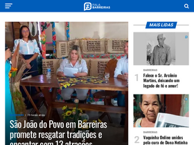 'falabarreiras.com' screenshot