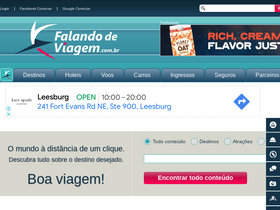 'falandodeviagem.com.br' screenshot