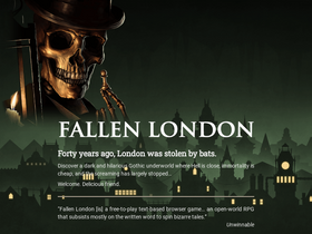 'fallenlondon.com' screenshot