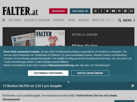 'falter.at' screenshot